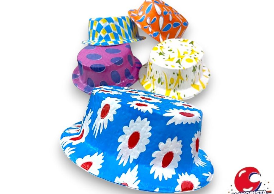 SOMBRERO PLASTICO X 25 RANCHO FANTASIA X 1 (G109) HERRERA