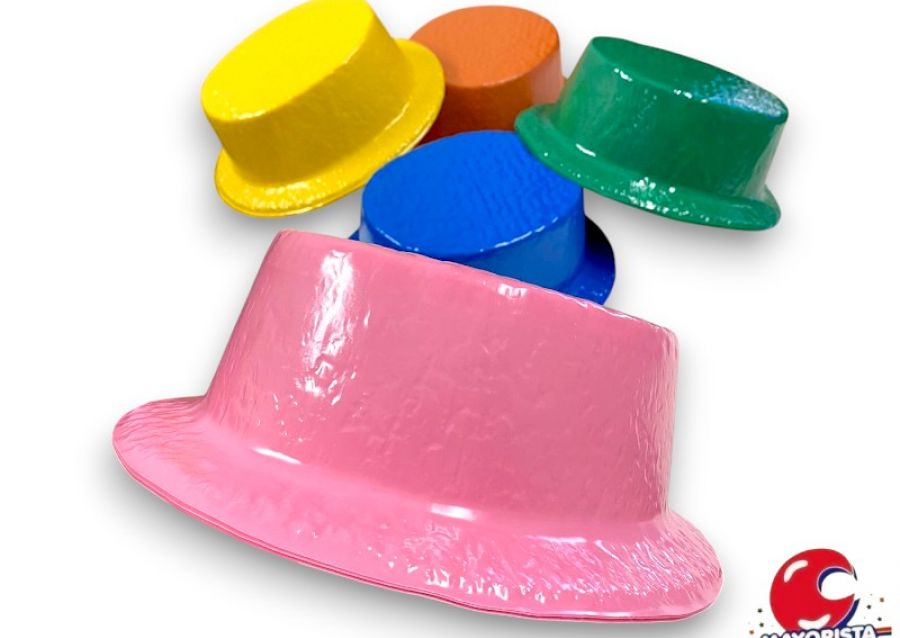 SOMBRERO PLASTICO X 25 RANCHO LISO X 1 (G107) HERRERA