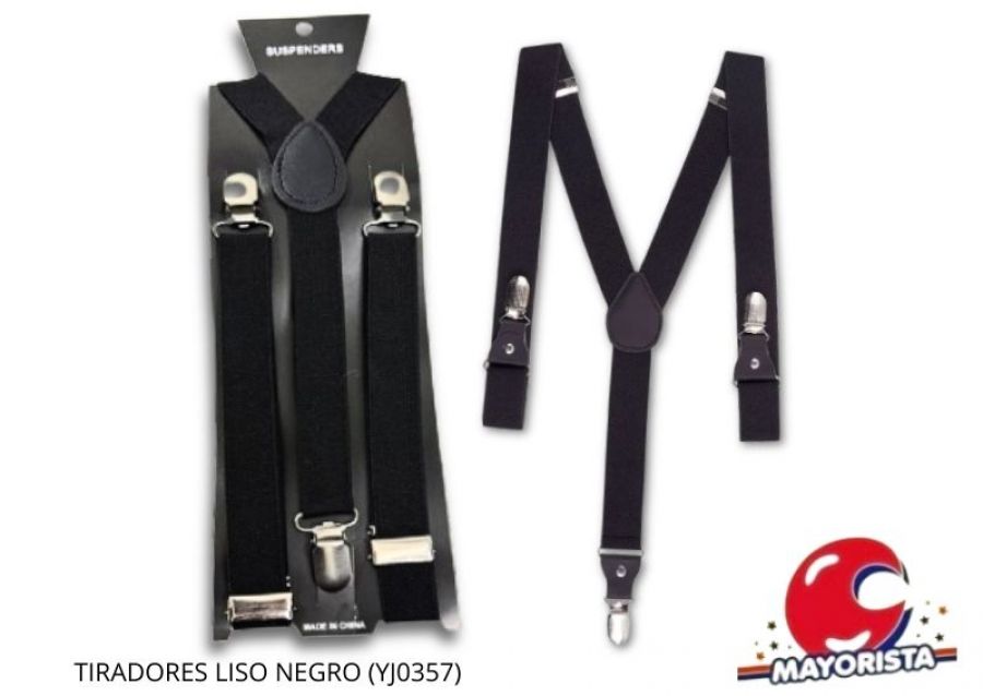 TIRADORES LISO NEGRO (YJ0357) YJ IMPORT