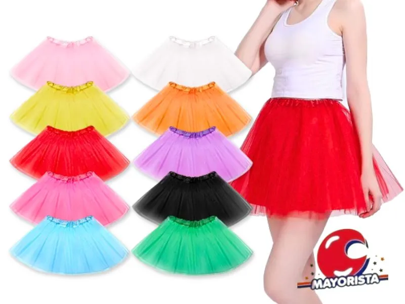 [4285] TUTU ADULTO VARIOS COLORES 45 CM (YJ0366) YJ IMPORT
