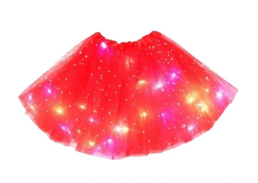 [6118] TUTU CON LUZ ROJO (YJ0730) YJ IMPORT
