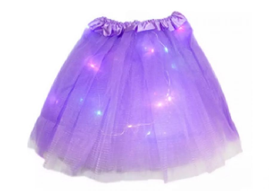 [6119] TUTU CON LUZ VIOLETA (YJ0730) YJ IMPORT