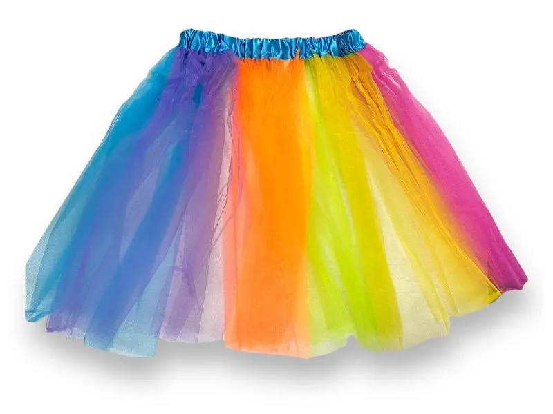 [8034107005523] TUTU TUL MULTICOLOR 30CM (YJ0768) YJ IMPORT