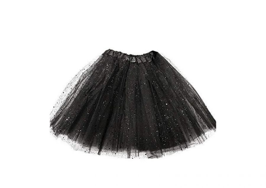 [3651] TUTU TUL NEGRO C/BRILLO (YJ0365) YJ IMPORT