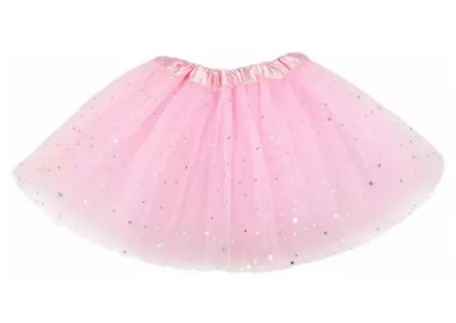 [2965] TUTU TUL ROSA C/BRILLO (YJ0365) YJ IMPORT