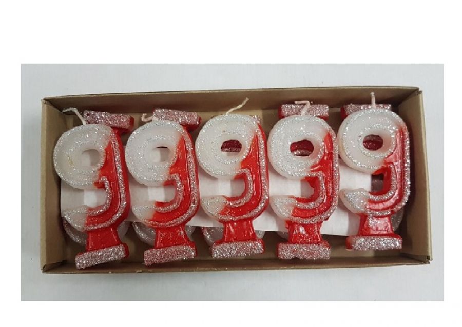 [1983] VELA NUMEROTE 9 RIVER C/GIBRE X 1 (X10) - VELAS MULTICOLOR