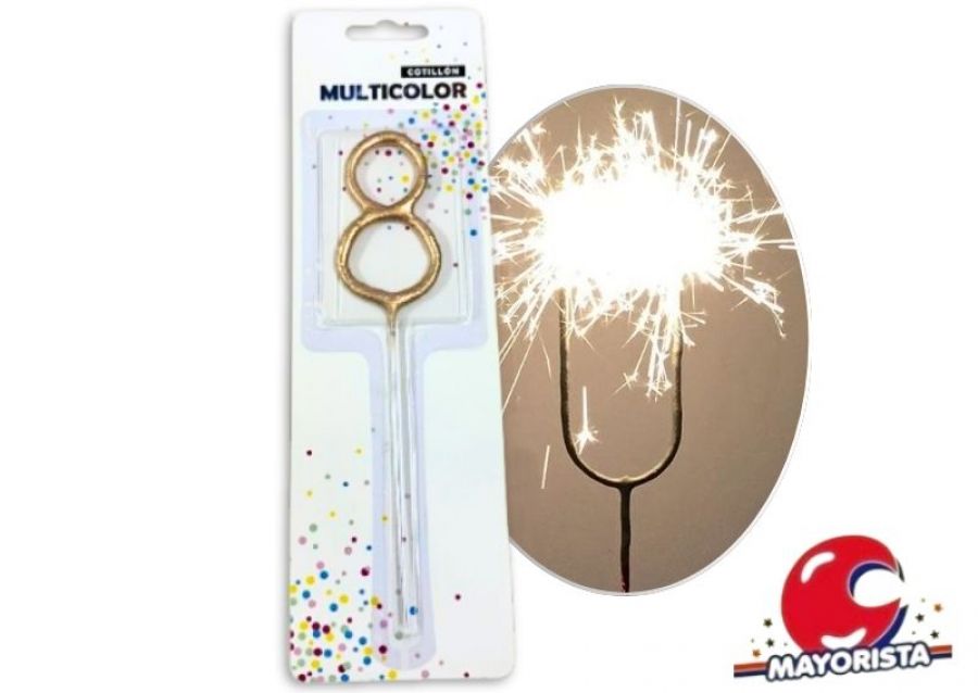 [0202013678232] VELA SPARKLE N 8 DORADA (13678DR) CADENACI