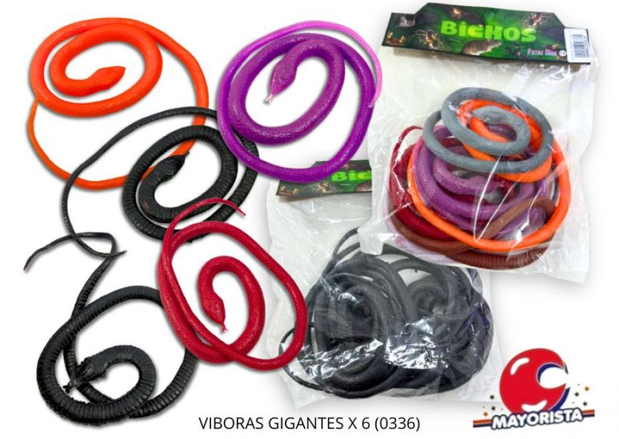 [000001233210] VIBORAS GIGANTES X 6 (0336) PATRIMAR