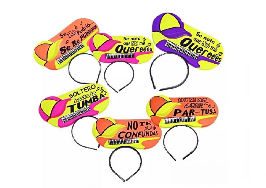 VINCHA PLASTICA CUMBIA (5039) TRIGGER PACK