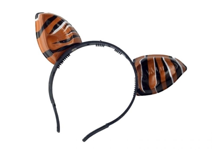 [371876050115] VINCHA PLASTICA OREJAS TIGRE (5011) TRIGGER PACK