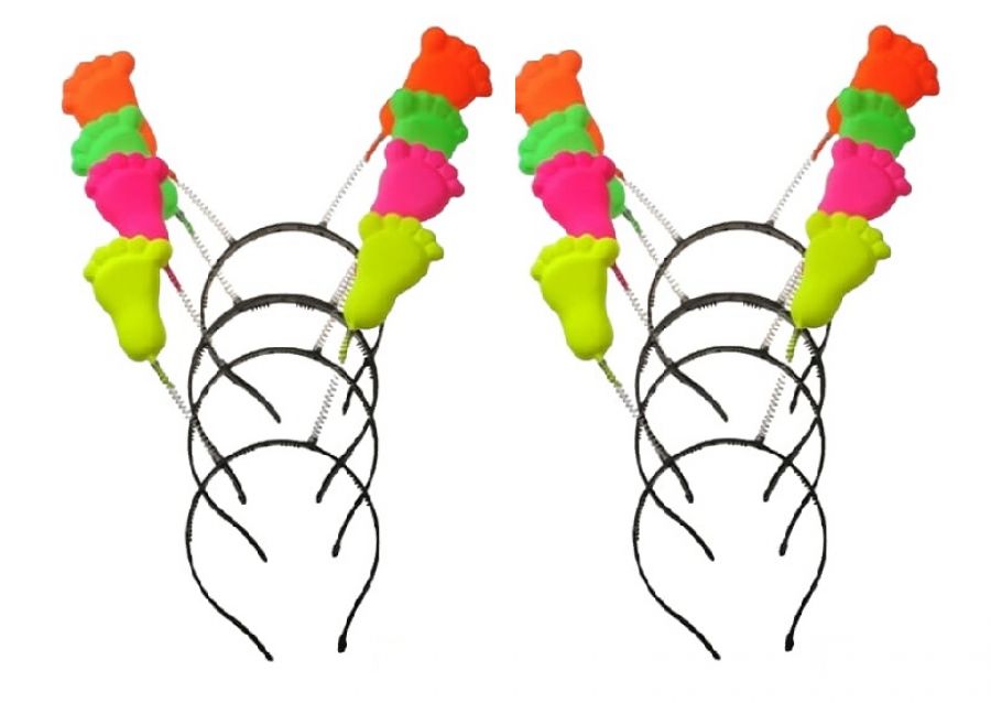 [371876055059] VINCHA RESORTE PLASTICA PATITAS (5505) TRIGGER PACK