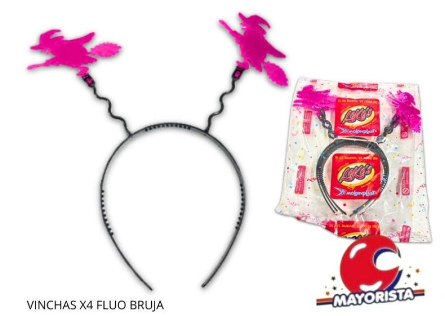 [6232] VINCHAS X4 FLUO BRUJA LOKOS - MOLDIN PLAST