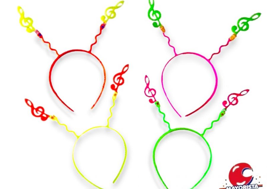 [1302] VINCHAS X4 FLUO NOTA MUSICAL LOKOS - MOLDIN PLAST