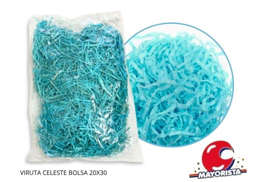 VIRUTA CELESTE BOLSA 20X30 - LCOST