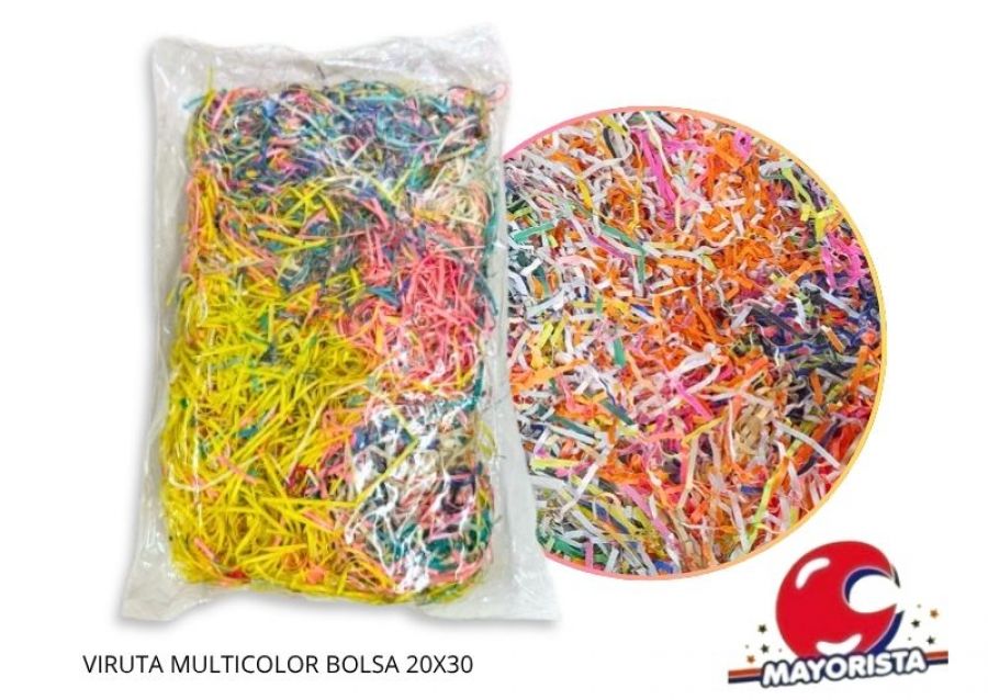 [1604] VIRUTA MULTICOLOR BOLSA 20X30 - LCOST