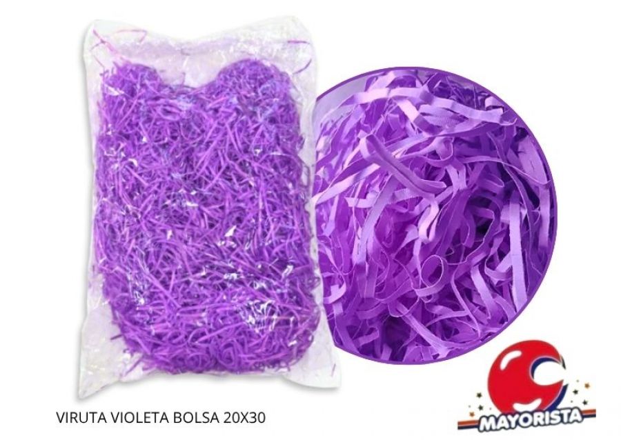 [1234] VIRUTA VIOLETA BOLSA 20X30 - LCOST