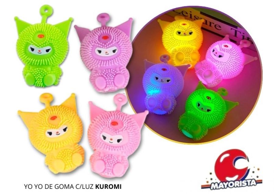 [4201] YO YO DE GOMA C/LUZ KUROMI - SOL