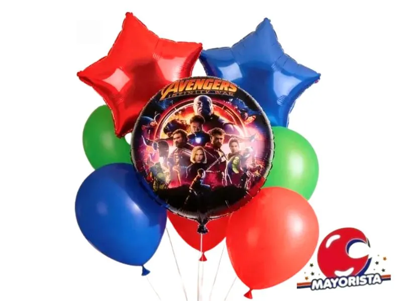 SET DE GLOBOS 6 PCS AVENGERS - ARDITEX