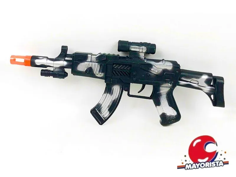 [7453105008045] AMETRALLADORA CAMUFLADA 44 CM (52755) KADA
