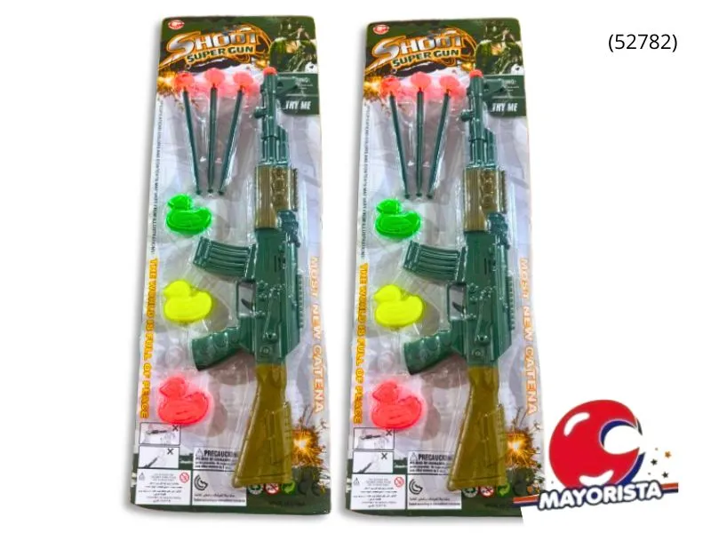 [7453077205107] AMETRALLADORA CON ACCESORIOS BLISTER 50X17 (52782) KADA
