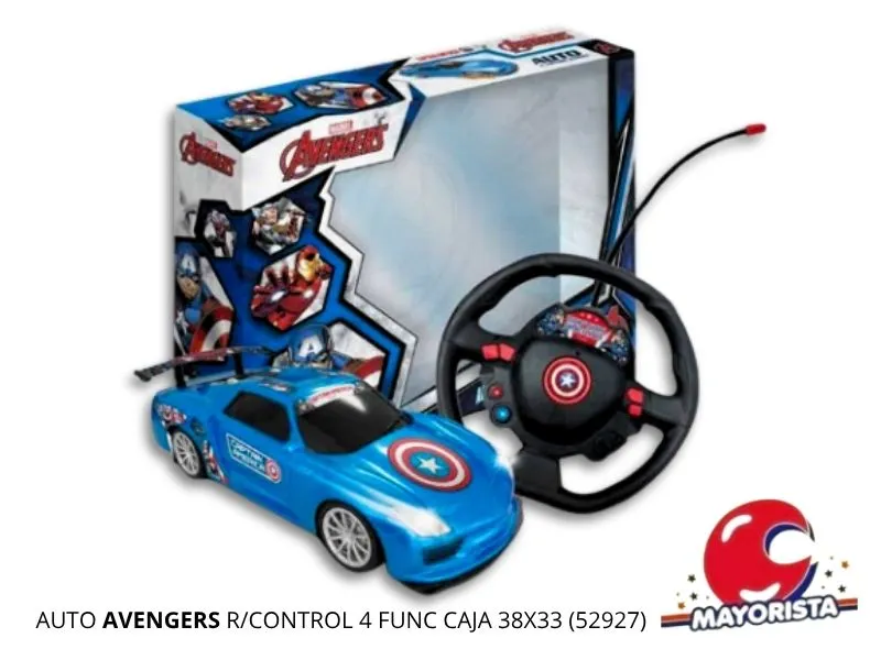 [7453077204513] AUTO AVENGERS R/CONTROL 4 FUNC CAJA 38X33 (52927) KADA