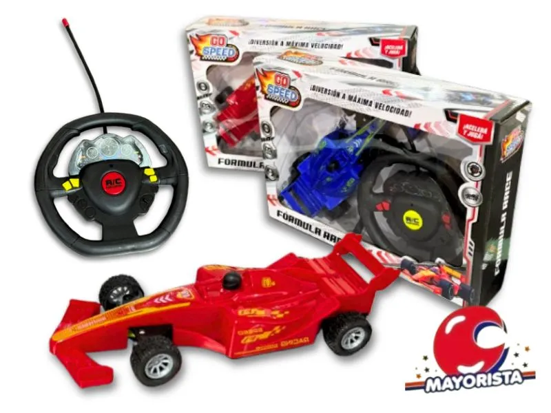 [743077234695] AUTO FORMULA 1 R/CONTROL 4 FUNC CON MUSICA Y USB 30X5 (55613) KADA