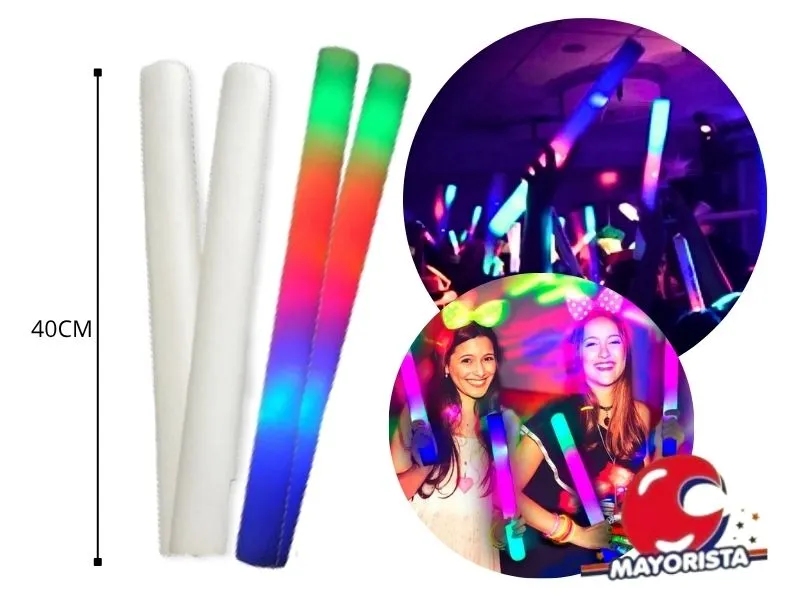 [3234] BASTON LUMINOSO X1 ROMPE COCO 40CM S/BOLSA (TA0003) CIENFUEGOS