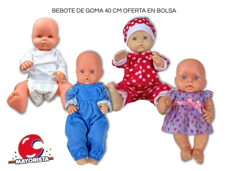 [2715] BEBOTE DE GOMA 40 CM OFERTA EN BOLSA - MAGIKA