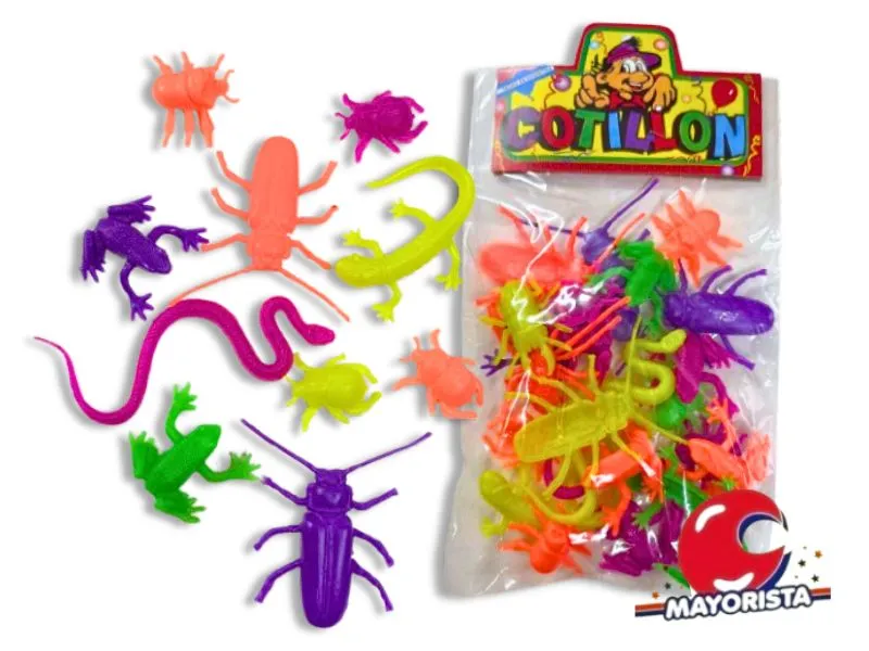 [7798125573945] BICHOS FLUO X 24 (394) ELE COTILLON