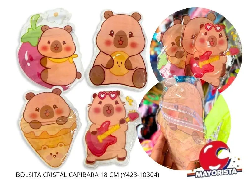 [2009] BOLSITA CRISTAL CAPIBARA 18 CM (Y423-10304) CHG