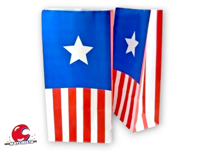 [2403] BOLSITA PAPEL X 10 CAPITAN AMERICA 15X25X8 (EVACOR)