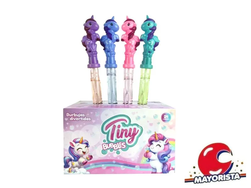 [7453105015432] BURBUJERO TUBO UNICORNIO 38CM (53662) KADA