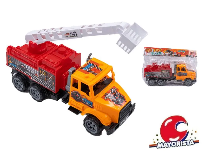 CAMION BOMBERO A FRICCION 25X13 (50199) KADA