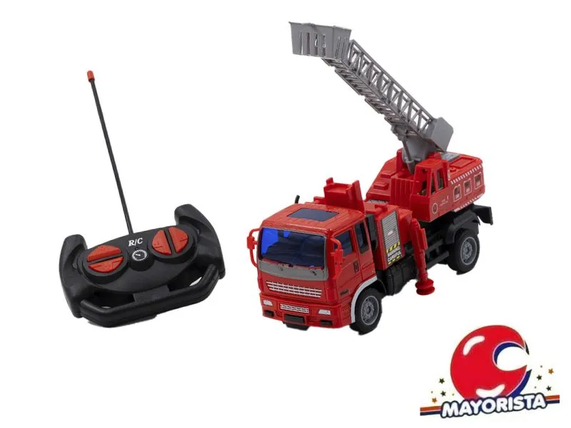 CAMION BOMBERO R/CONTROL 4 FUNC CAJA 28X15 (54439) KADA