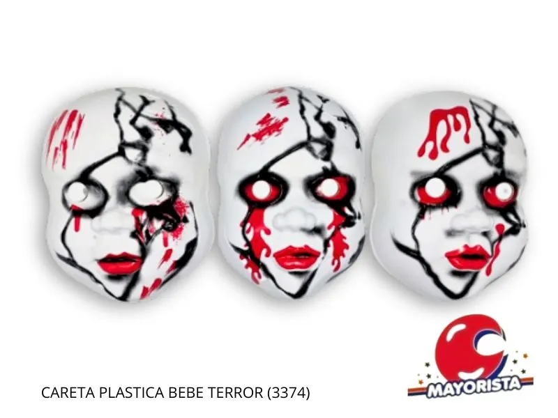 [4272] CARETA PLASTICA BEBE TERROR (3374) TRIGGER PACK