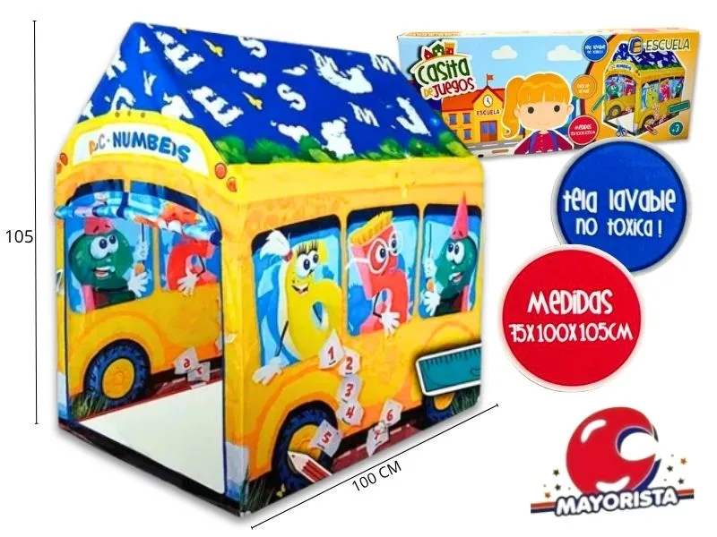 CARPA CASITA ESCUELA 105X100X75 EN CAJA (FD277782) FAYDI