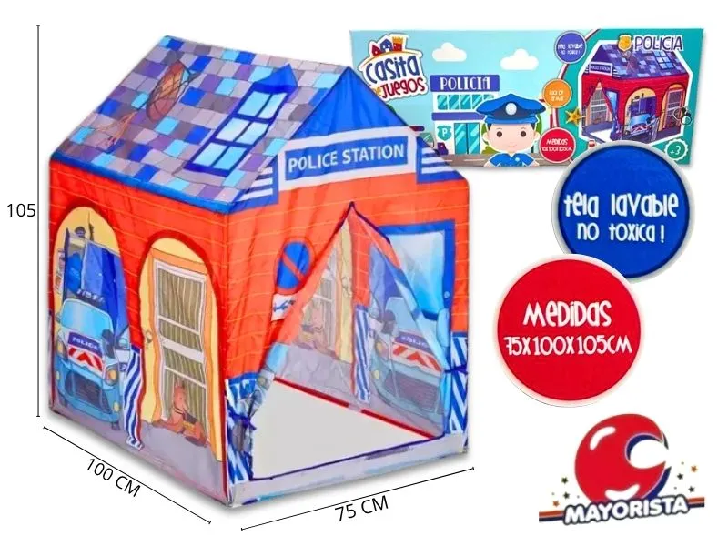 CARPA CASITA POLICIA 105X100X75 EN CAJA (FYC9992) FAYDI