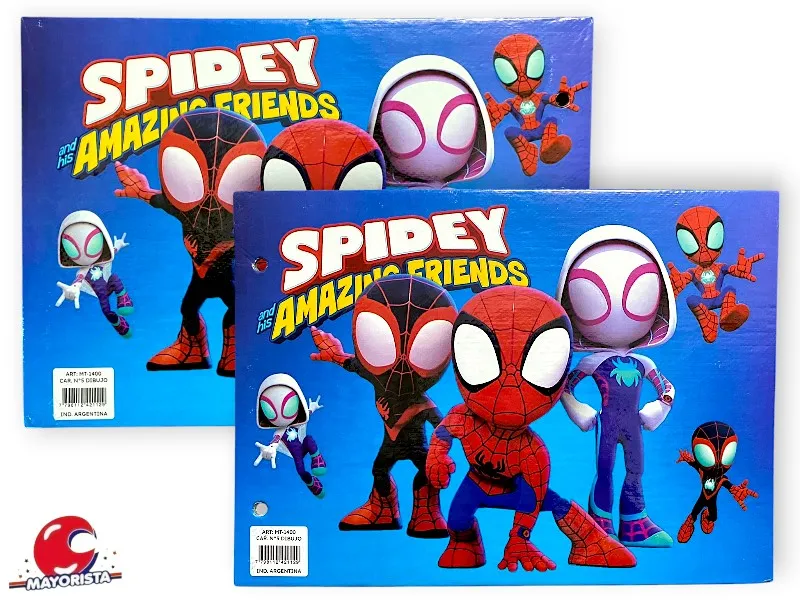 CARPETA 2 TAPAS N 5 CARTON SPIDERMAN (MT-1400) RODUBI