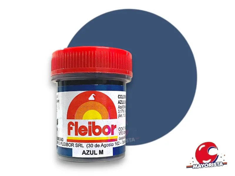 [5264] COLORANTE EN PASTA AZUL (M) 15 GRS X1 - FLEIBOR