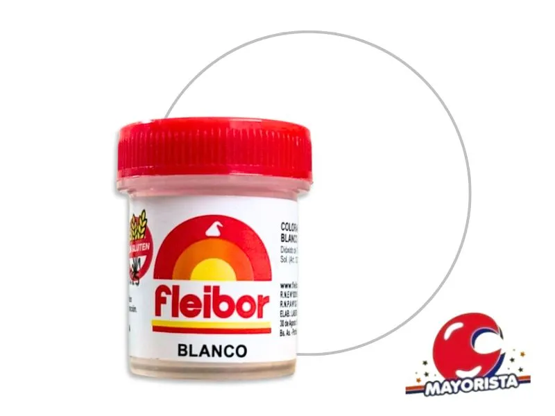 [2015] COLORANTE EN PASTA BLANCO 15 GRS X1 - FLEIBOR