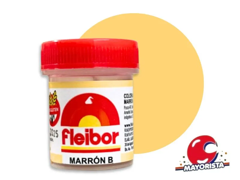[7823] COLORANTE EN PASTA MARRON (B) 15 GRS X1 - FLEIBOR