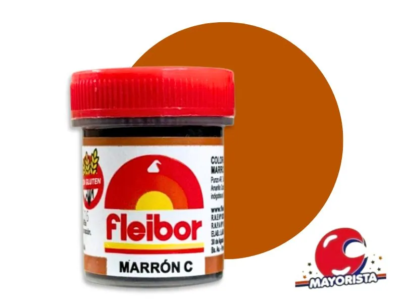 [7058] COLORANTE EN PASTA MARRON (C) 15 GRS X1 - FLEIBOR