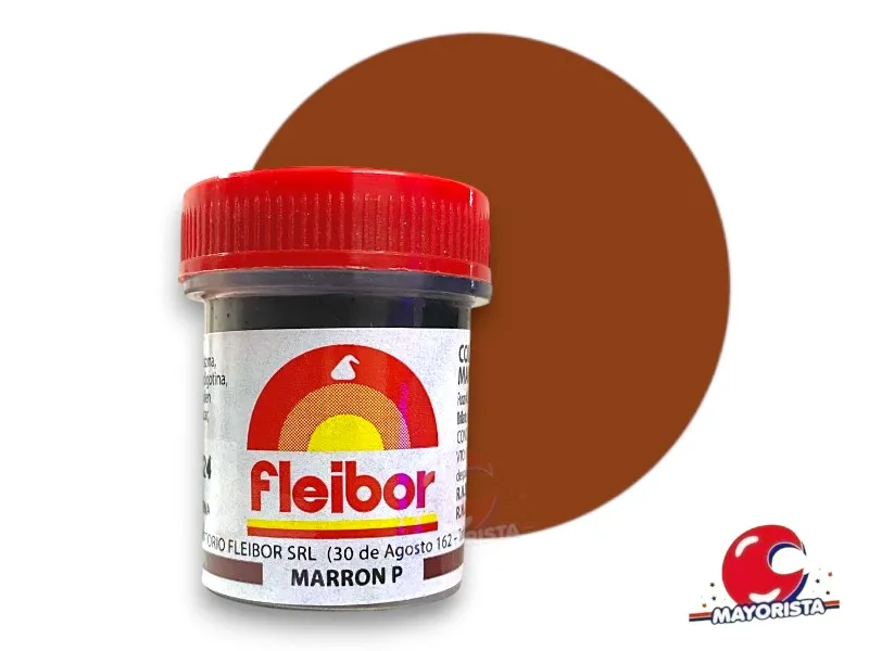 [9319] COLORANTE EN PASTA MARRON (P) 15 GRS X1 - FLEIBOR