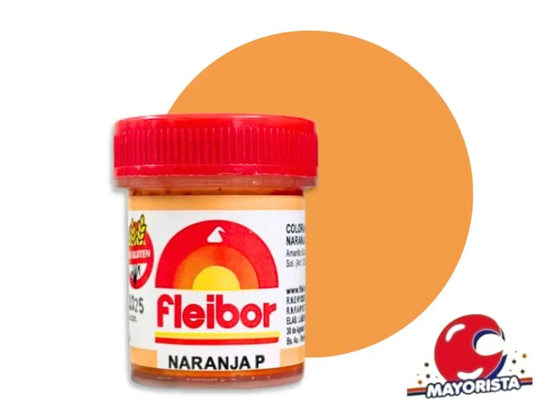 [5154] COLORANTE EN PASTA NARANJA (P) 15 GRS X1 - FLEIBOR