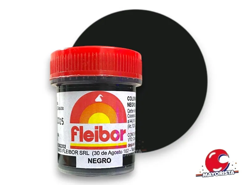 [2018] COLORANTE EN PASTA NEGRO 15 GRS X1 - FLEIBOR