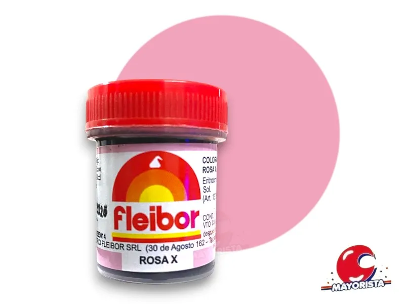[2369] COLORANTE EN PASTA ROSA (X) 15 GRS X1 - FLEIBOR
