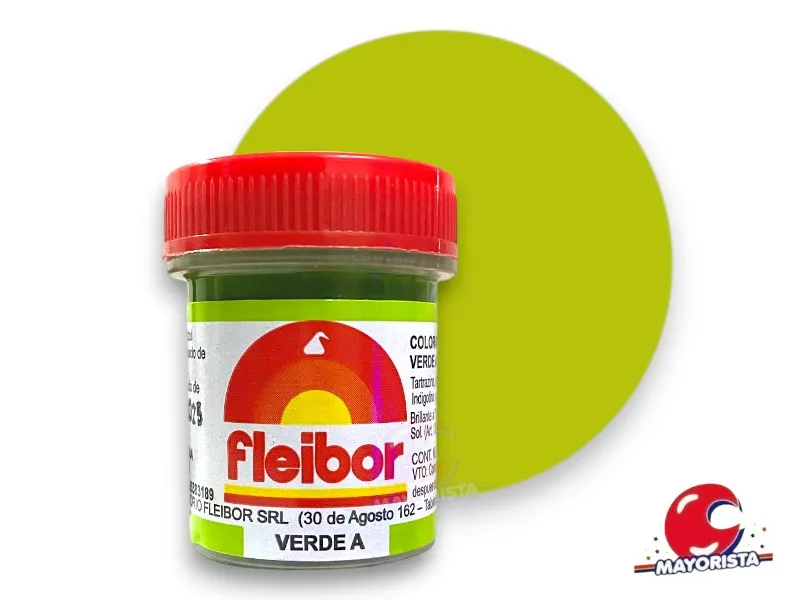 [7748] COLORANTE EN PASTA VERDE (A) 15 GRS X1 - FLEIBOR
