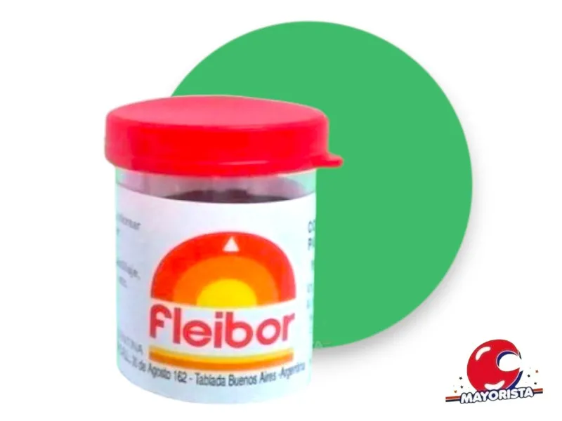 [3627] COLORANTE EN PASTA VERDE (N) 15 GRS X1 - FLEIBOR