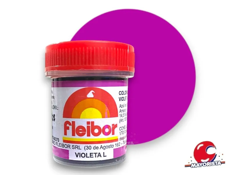 [2167] COLORANTE EN PASTA VIOLETA (L) 15 GRS X1 - FLEIBOR