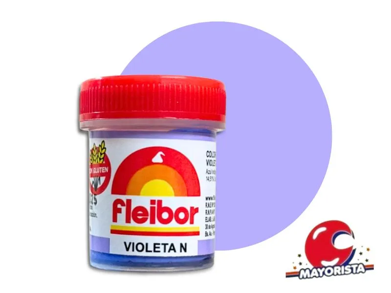 [7647] COLORANTE EN PASTA VIOLETA (N) 15 GRS X1 - FLEIBOR